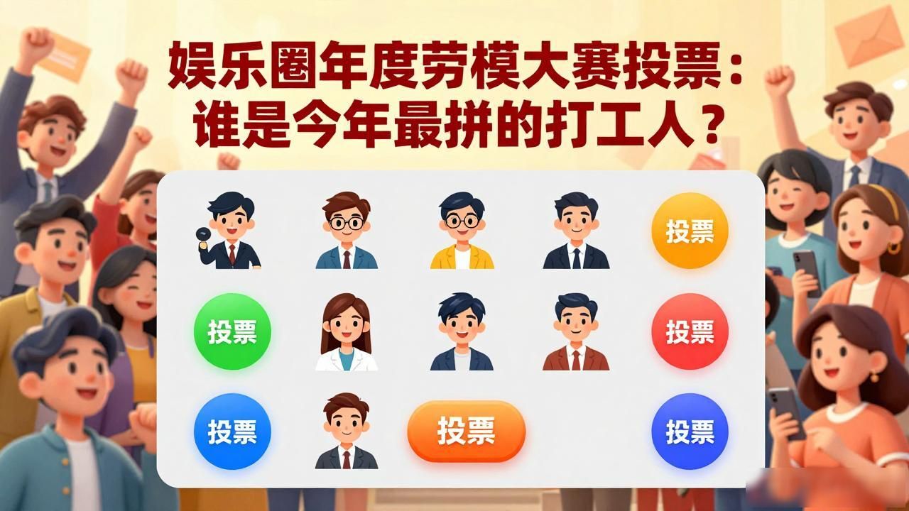劳模投票模板_年度人物投票_娱乐圈年度劳模大赛投票
