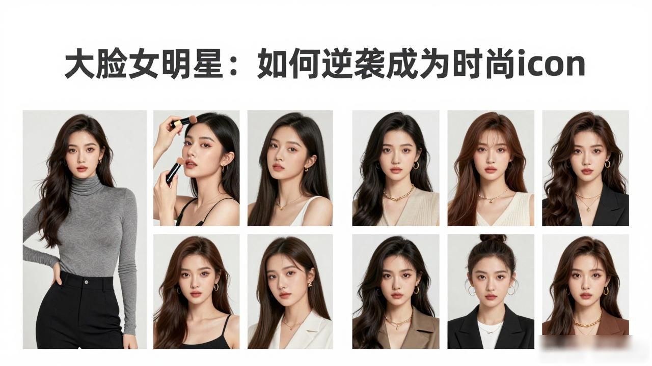 脸大的女明星明星_大脸女明星如何逆袭成为时尚icon_大脸女星时尚搭配技巧